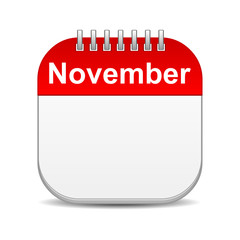 november calendar icon